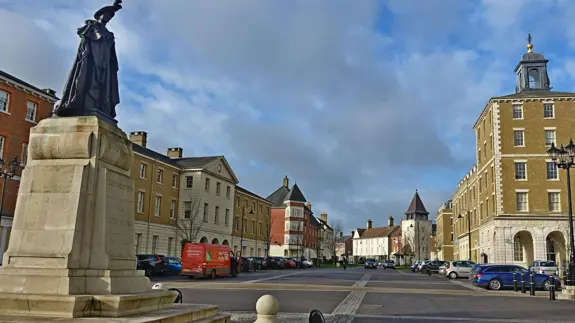 Street Scene Of Poundbury